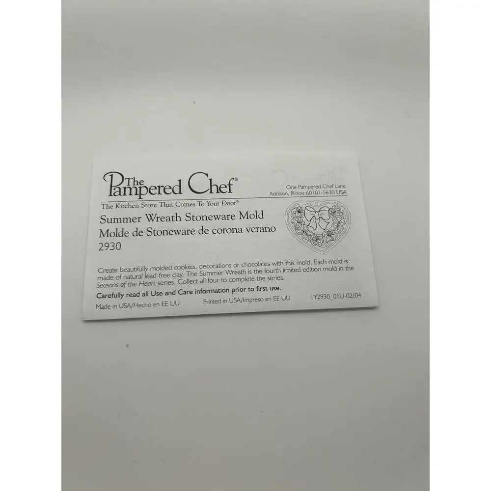 Pampered Chef new box